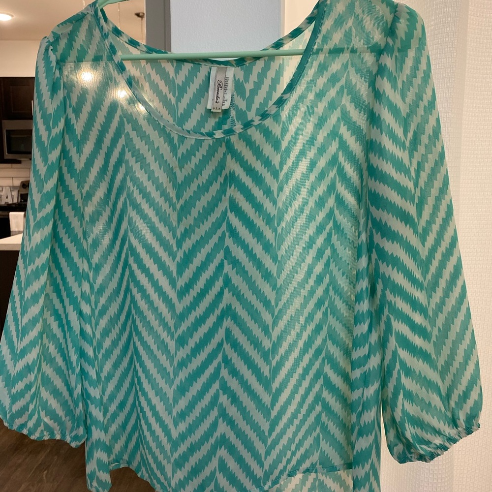 Sheer cute dressy top